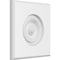 Ekena Millwork Standard Sedgwick Bullseye Rosette With Rounded Edge, 6"W x 6"H x 1/2"P ROSP060X060X050SDG04 - alternate 1